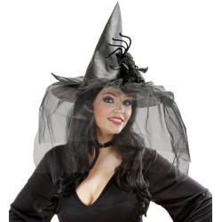 Čarodějnický klobouk s pavoukem